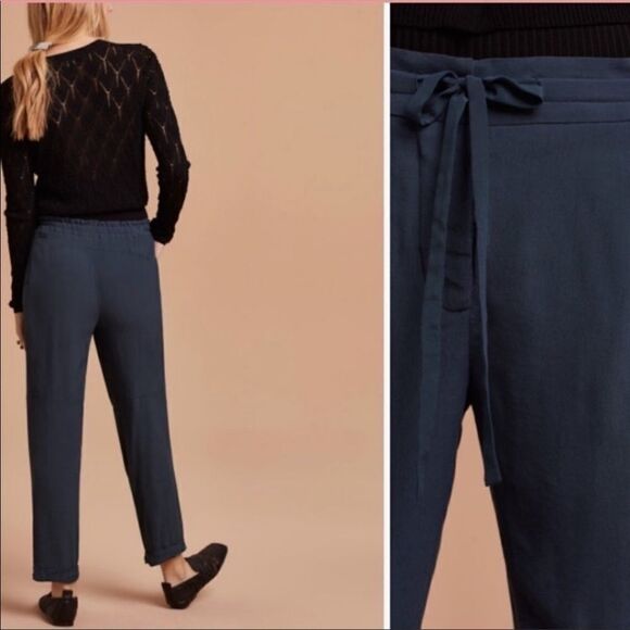 Aritzia Wilfred Blue Marais Drapey Pant Sz XS - Picture 2 of 13